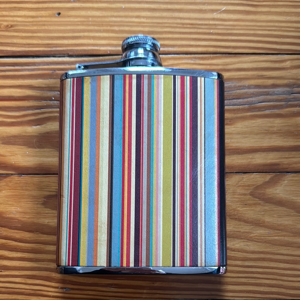 Paul Smith Multicolor Striped Flask
